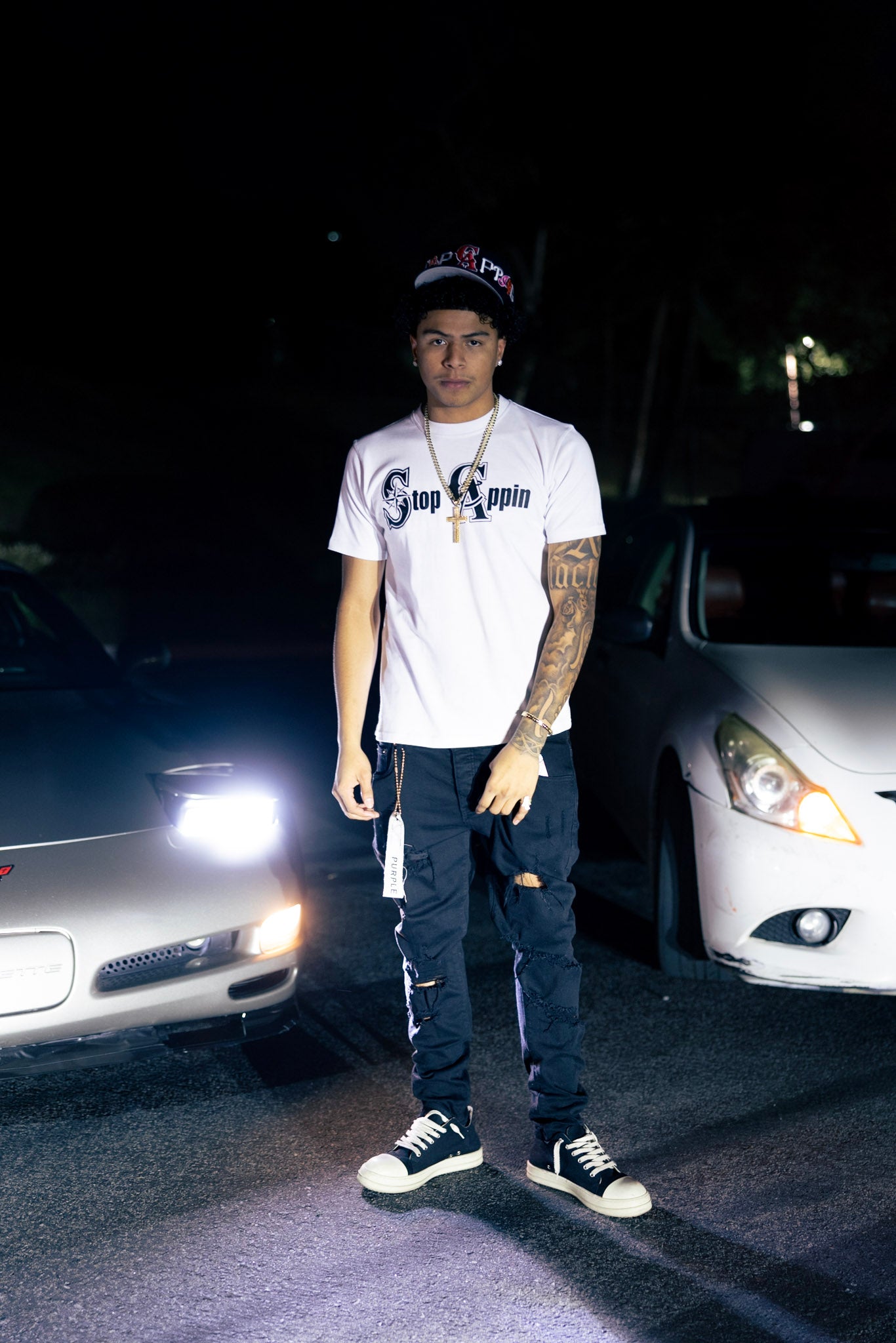 White Stop Capping T-Shirt